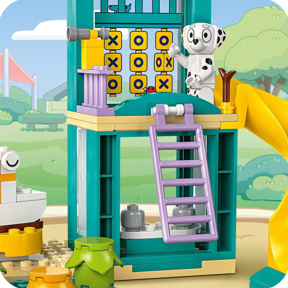 LEGO Bluey - Blue и Латко на детской площадке 11201
