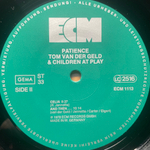 Tom Van Der Geld And Children At Play ‎– Patience (Германия 1978г.) ECM