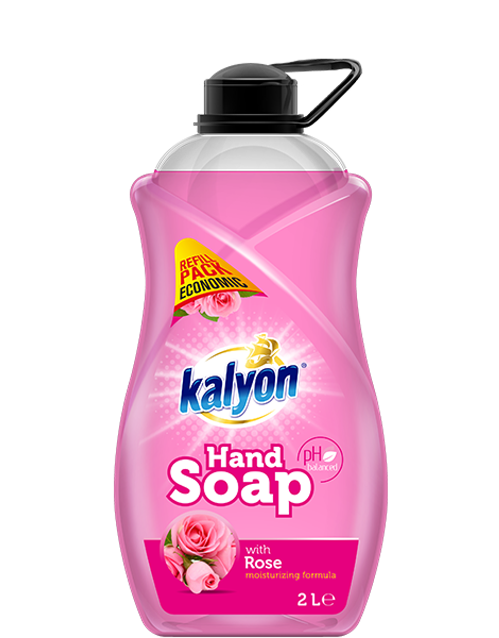 KALYON ЖИДКОЕ МЫЛО ДЛЯ РУК "РОЗА" 2000 МЛ x 6