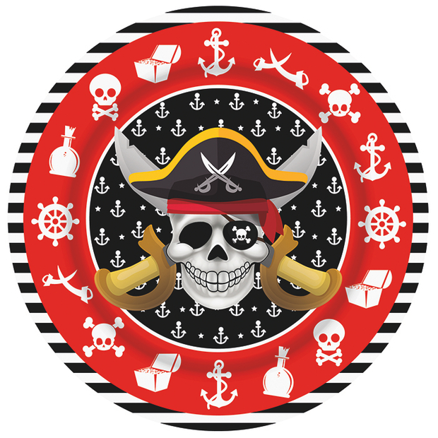 Тарелка бум Пират 23 см (6 шт./уп.)
