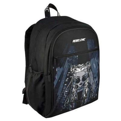 Рюкзак школьный, Феникс+, 31х42х15 см, полиэстер, резиновая нашивка, сублимационная печать, 1 отделение (-я)