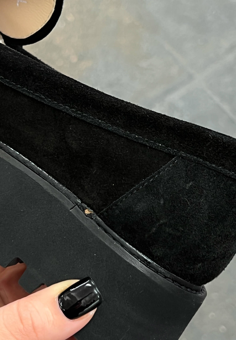 Лоферы // Black // Suede