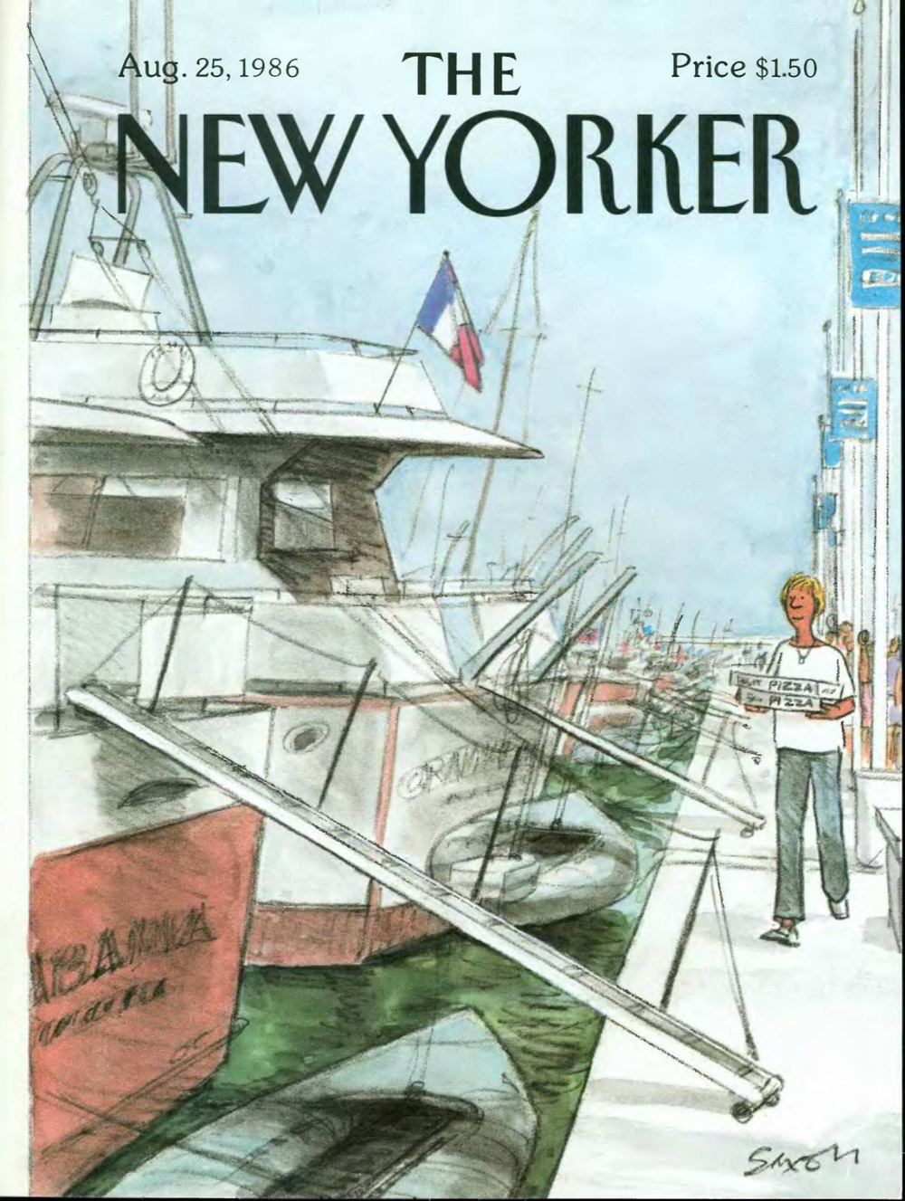 Журнал The New Yorker 25-08-1986