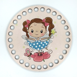 Донышко Принт Детское 12см Девочки в ассортименте