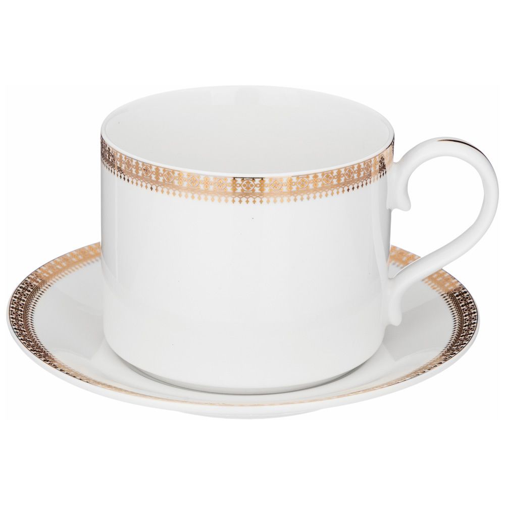 ЧАЙНЫЙ СЕРВИЗ LEFARD "CROWN" НА 6 ПЕР. 14 ПР. 1000/350/300 МЛ ЗОЛОТОЙ (КОР=4НАБ.)