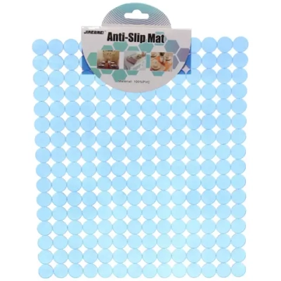 Коврик для раковины «Шарики» 32*27см голубой