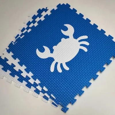 Мягкий пол "Жители моря" 500x500x10 мм 45 шор