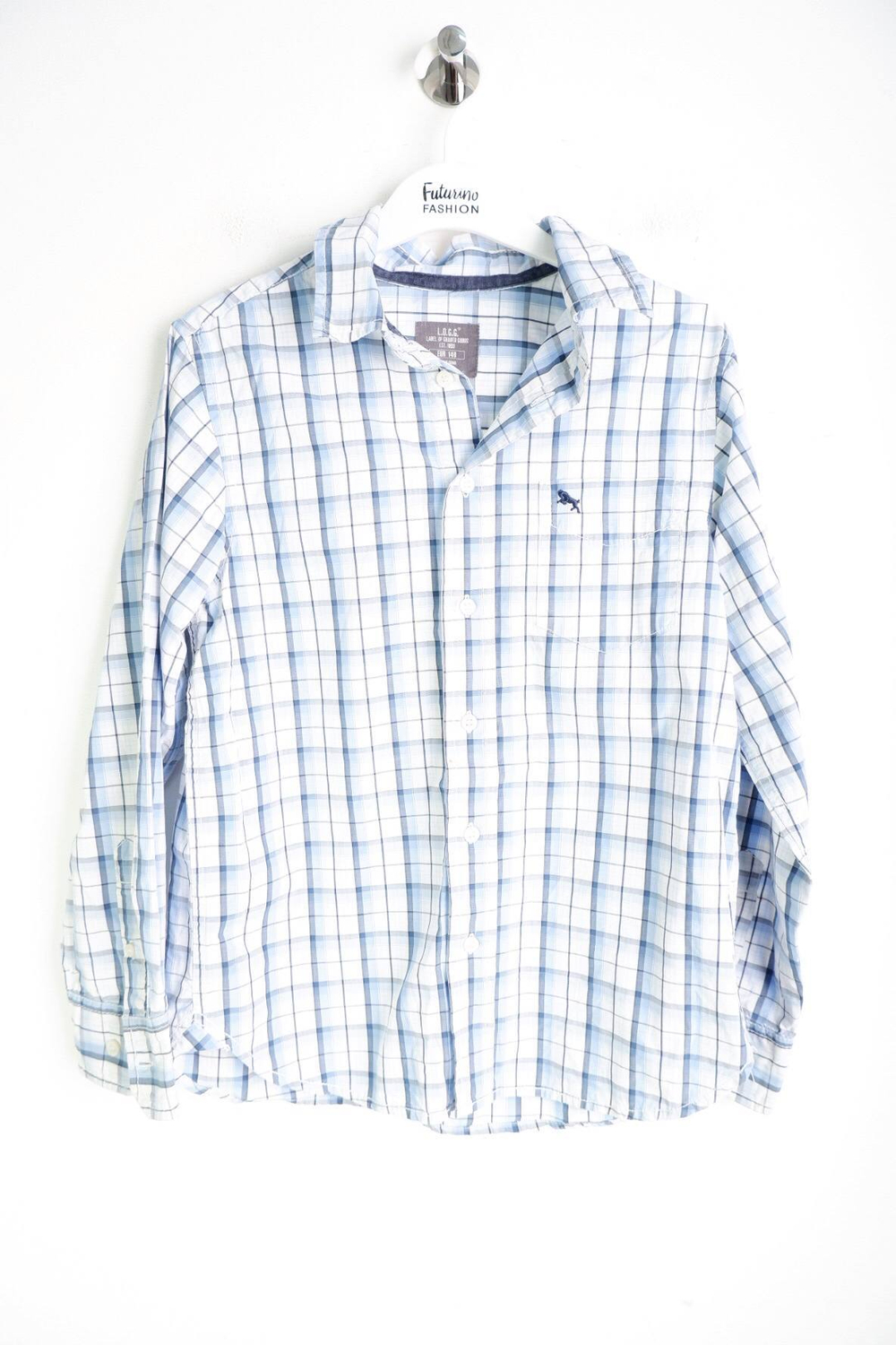 Рубашка H&M модная, визуально на 10 лет