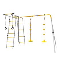 ROMANA Полянка Плюс 2 (желтый/серый) (с качелями Диск)