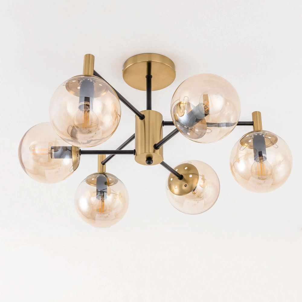 Citilux Шарлиз CL143163 Люстра на штанге Бронза