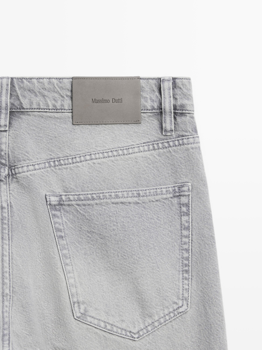 Massimo Dutti Джинсы зауженного кроя, серый