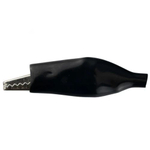 Зажим крокодил для проводов изолированный 44мм (Черный) - 10шт