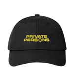 PP LOGO CAP — YELLOW/BLACK (NYLON)