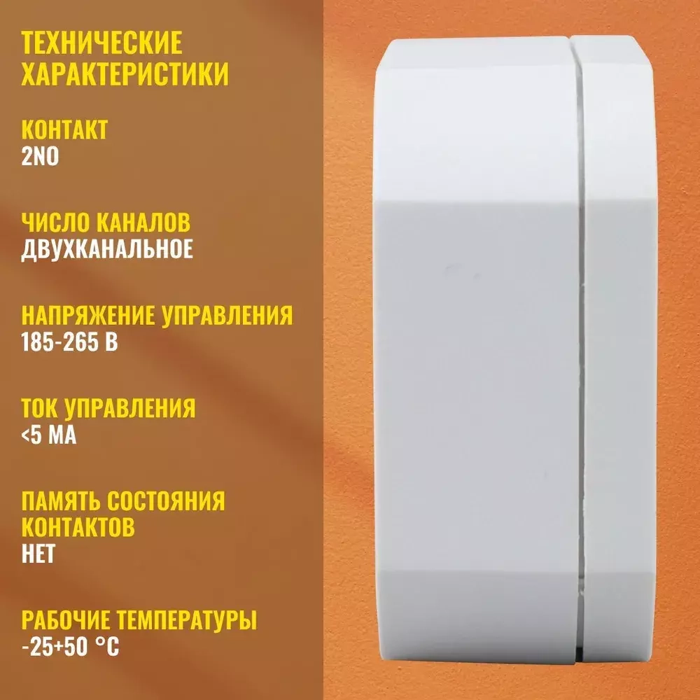 Реле импульсное BIS-416 2 независимых канала 2х8А