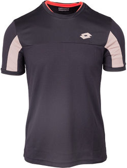 Мужская теннисная футболка Lotto Superrapida VI Tee 1 - all black