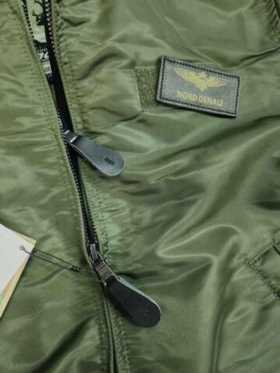 Куртка Бомбер - Denali MA-1 Hooded (т.зеленая - d.green)