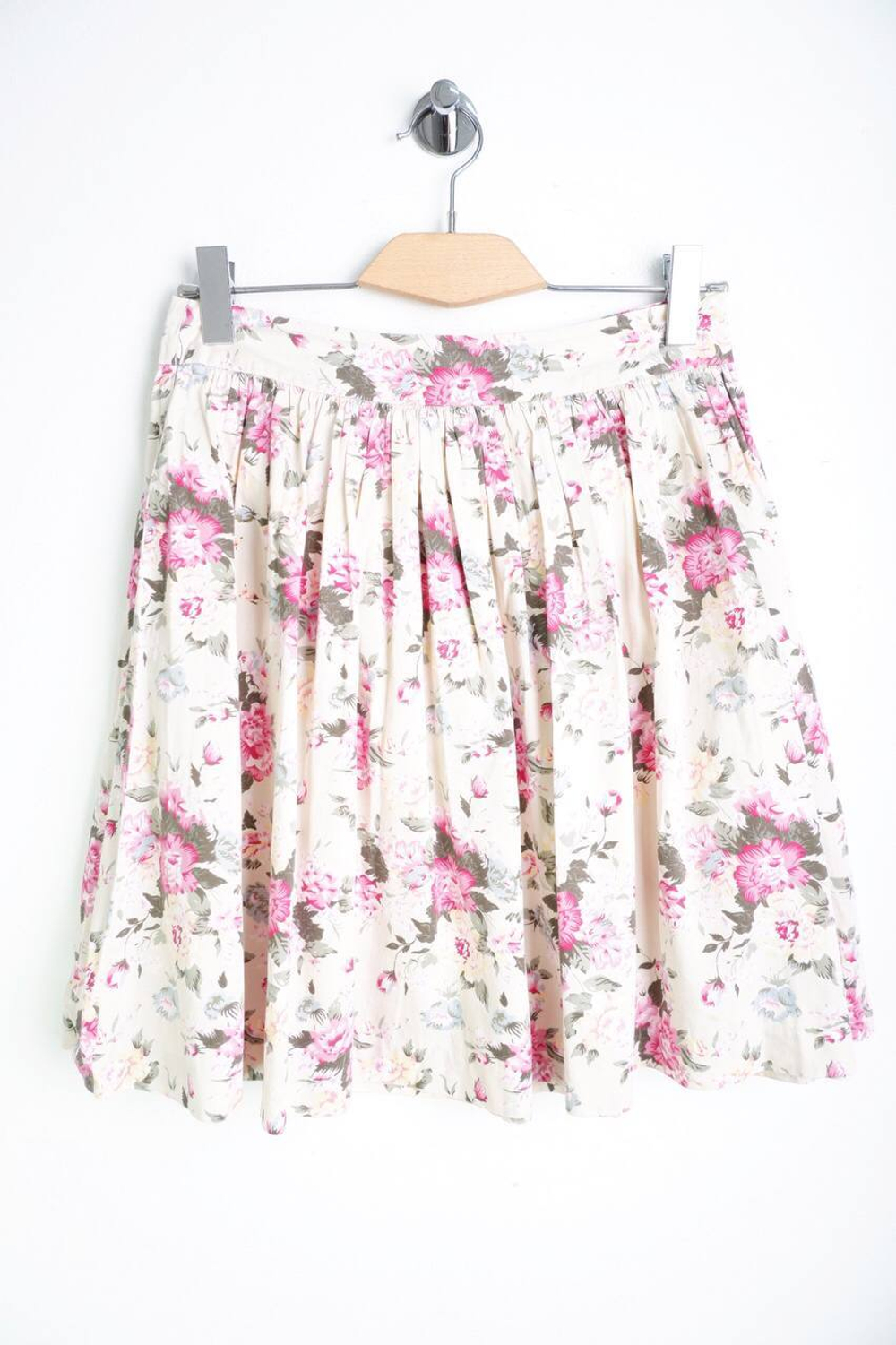 Юбка Esprit с цветочным принтом, маркировка 36, визуально 44 размер