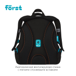 Ранец Först F-Top облегченный "Football" 36*28*15см, 2 отделения, 2 кармана, анатомическая спинка