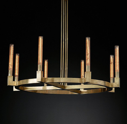 Люстра Cannele 8 brass