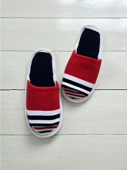 Тапочки в полоску открытые вар.3