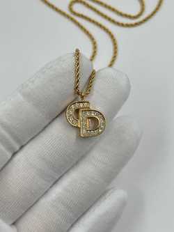 Кулон лого Christian Dior