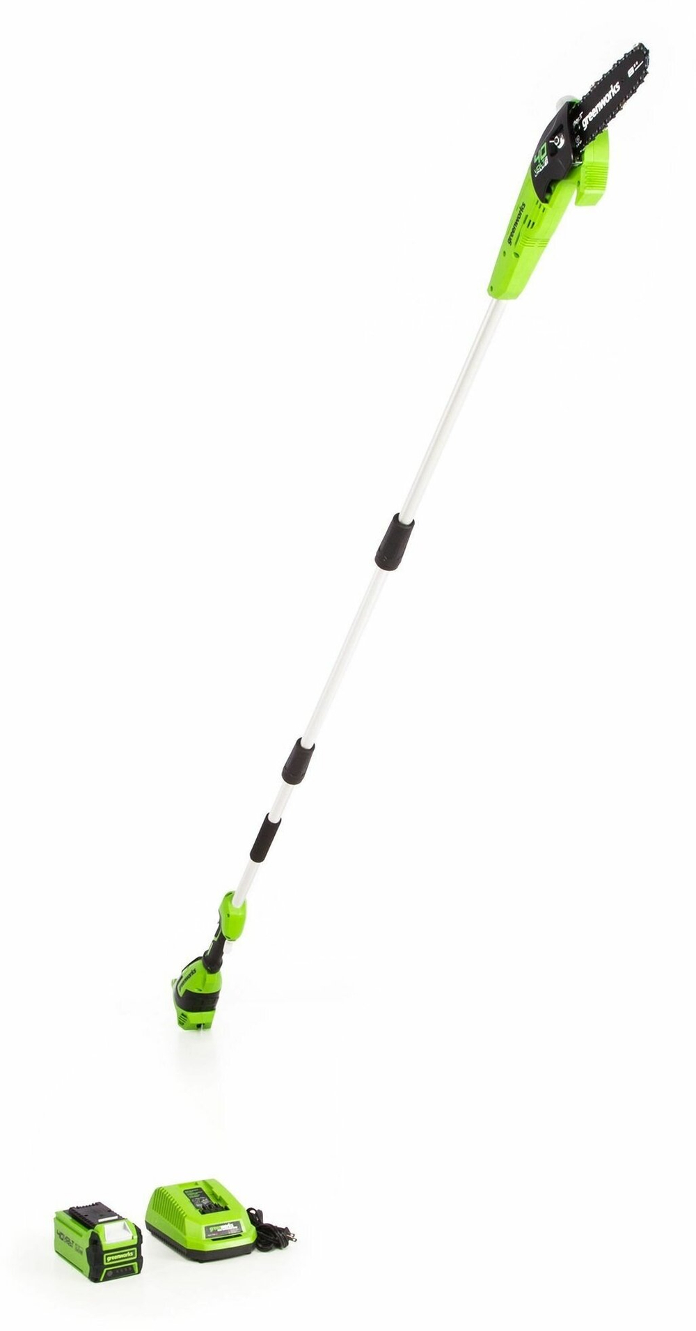 Высоторез-сучкорез аккумуляторный GREENWORKS G40PSF 40В,20см,без АКБ и ЗУ (1401107)