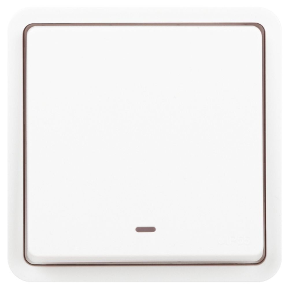 Выключатель ЭРА Эксперт 11-1522-01 с подсветкой IP55 10АХ-250В СУ белый