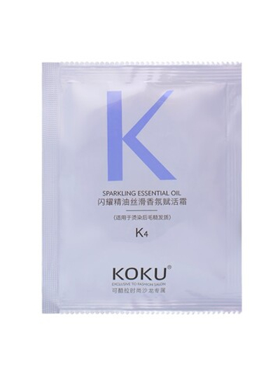 [KOKU] НАБОР пробников парфюмированный кондиционер K4 ВОССТАНОВЛЕНИЕ с маслом камелии Shining Essential Oil Silky Fragrance Revitalizing Cream, 18мл*10шт