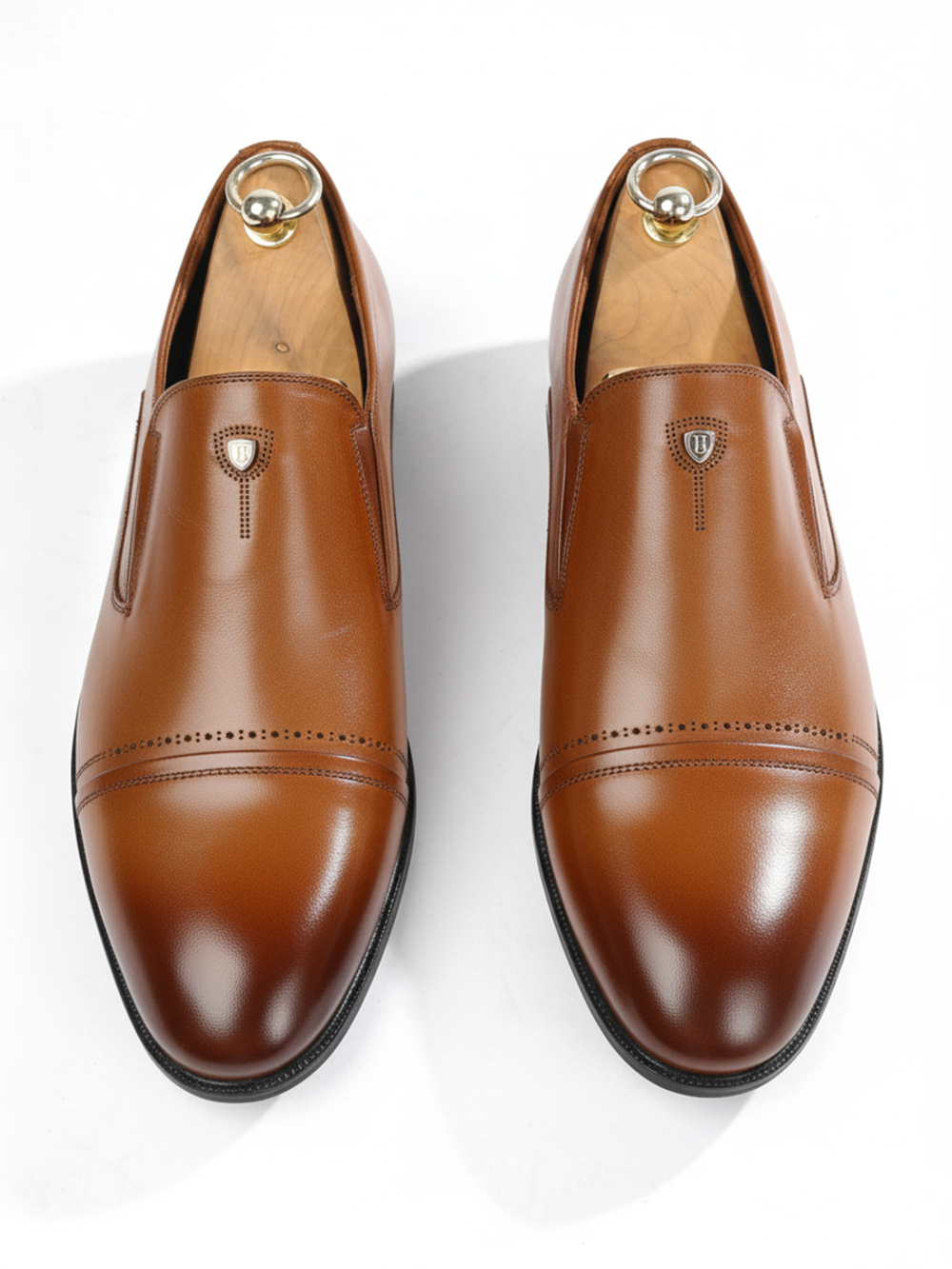 Рыжие лоферы на низком ходу базовый элемент гардероба V509рыж Vorsh