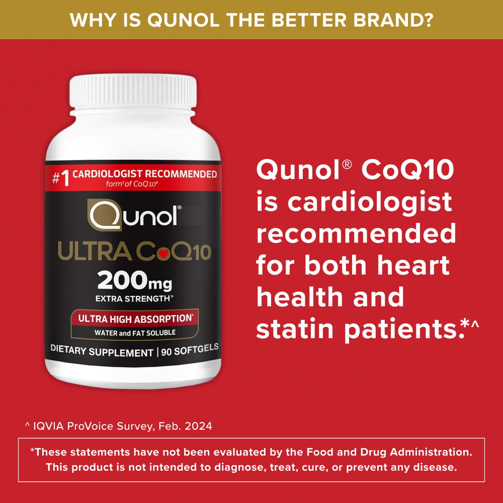 Qunol, Ultra CoQ10, 200 мг, 90 капсул