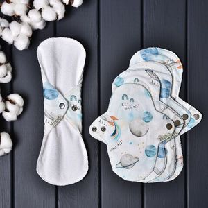 Многоразовая прокладка ZEERO Ночная Premium "Галактика" светлая