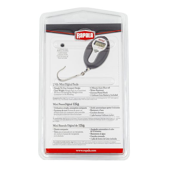 Весы цифровые RAPALA компактные (12 кг.)