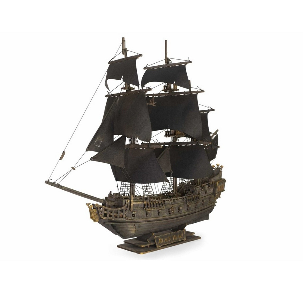 Корабль "Черное сердце" (Lemmo). Сборная модель, деревянный конструктор, 3D пазл, подарки, хобби, короблестроение