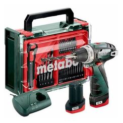 Аккумуляторная дрель-шуруповерт Metabo PowerMaxx BS Basic Set (600080710)