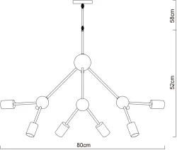 Подвесная люстра Arte Lamp