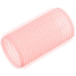 Бигуди липучки, 6шт., однотонные, коралловый, d-3см