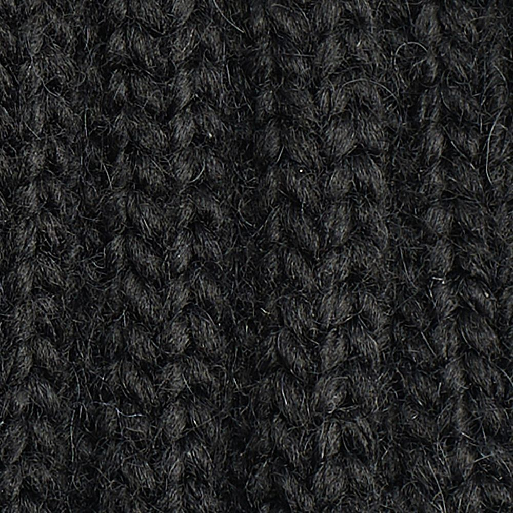 Женская зимняя шапка с отворотом Prival Classic-1, чёрная