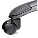 Кресло игровое Helmi HL-S03 "Drift", экокожа черная/коричневая, вставка ткань оранжевая