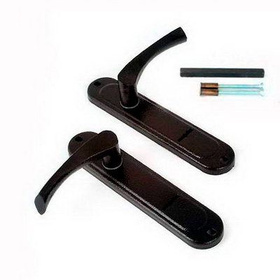 Комплект ручек Эльбор 4.427 д/замка 1.04.27 сув. антик медь