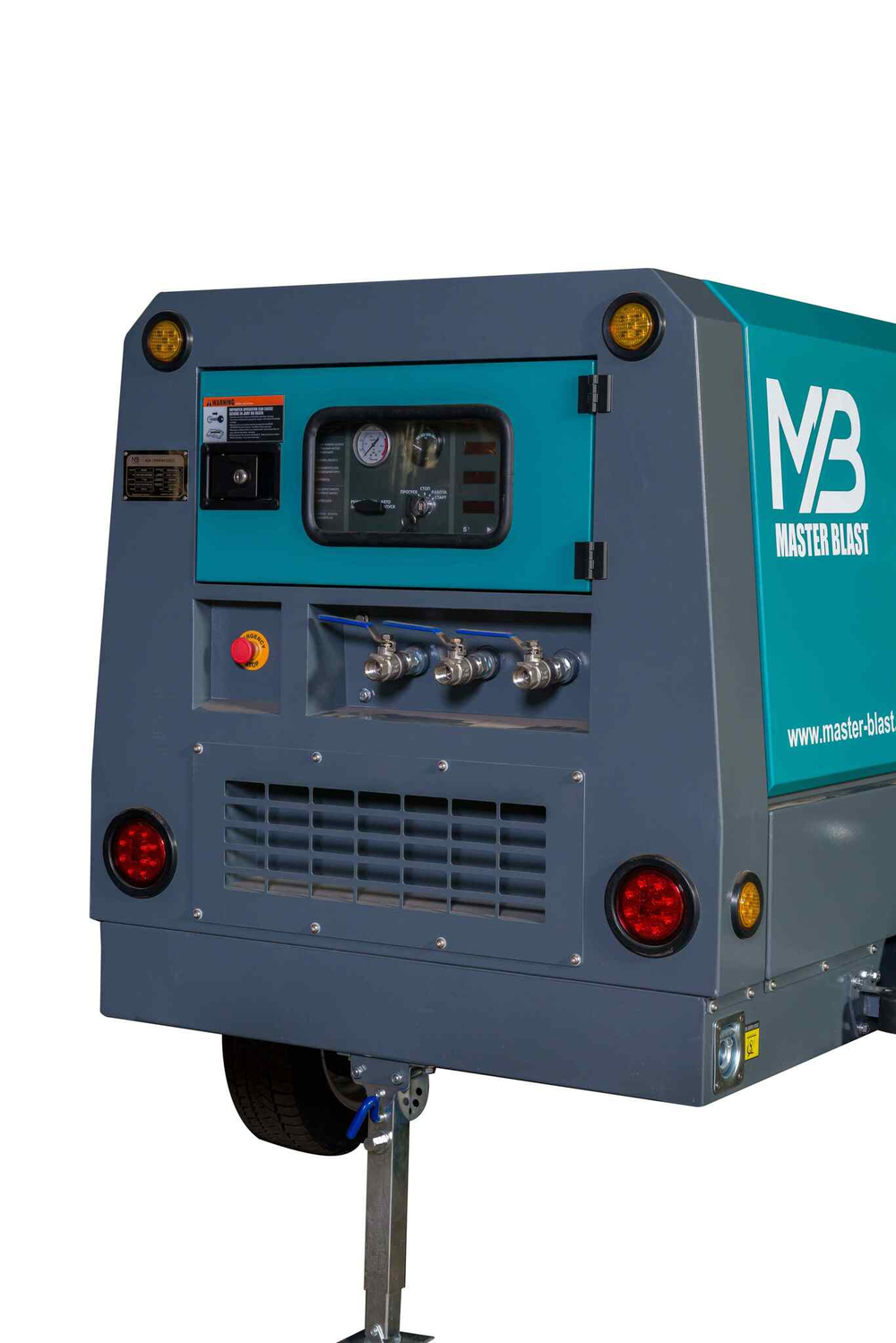 Master Blast MB-185D-7 винтовой дизельный компрессор