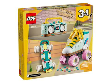 Конструктор Лего Креатор Ретро роликовые коньки 3‑в‑1 | LEGO Creator Retro Roller Skates 31148 — 342 детали (8+)