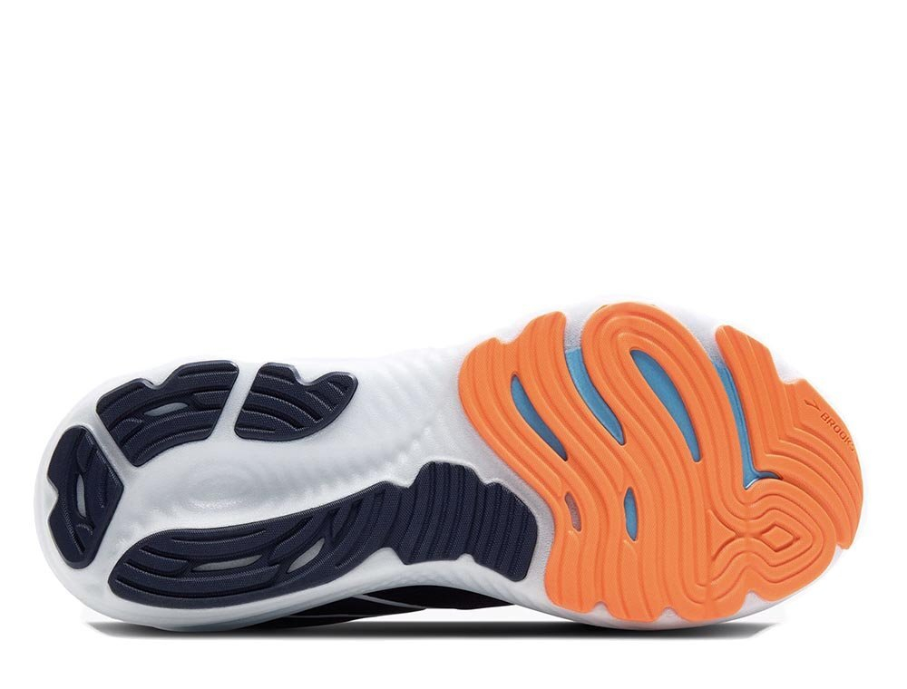 Кроссовки для бега мужские Brooks Glycerin 22 M Сине-оранжевые