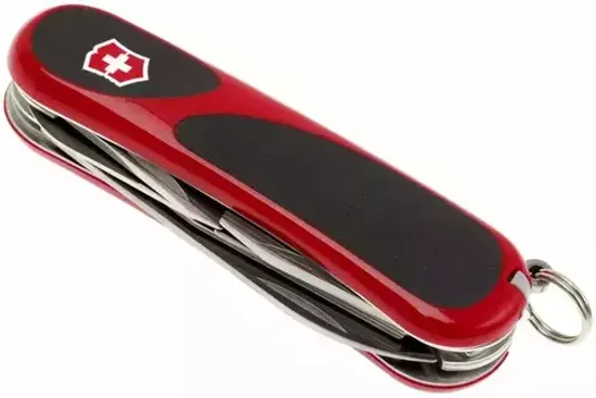 Нож Victorinox Мод. EvoGrip 14 Красно-черный (85 мм) - 14 функций