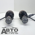 Автолампа LED МИНИ Н 7 к-т (вентилятор) NTS M80 LENS 90W 6300K 5000LM 12-24V (M80-H7-90W)