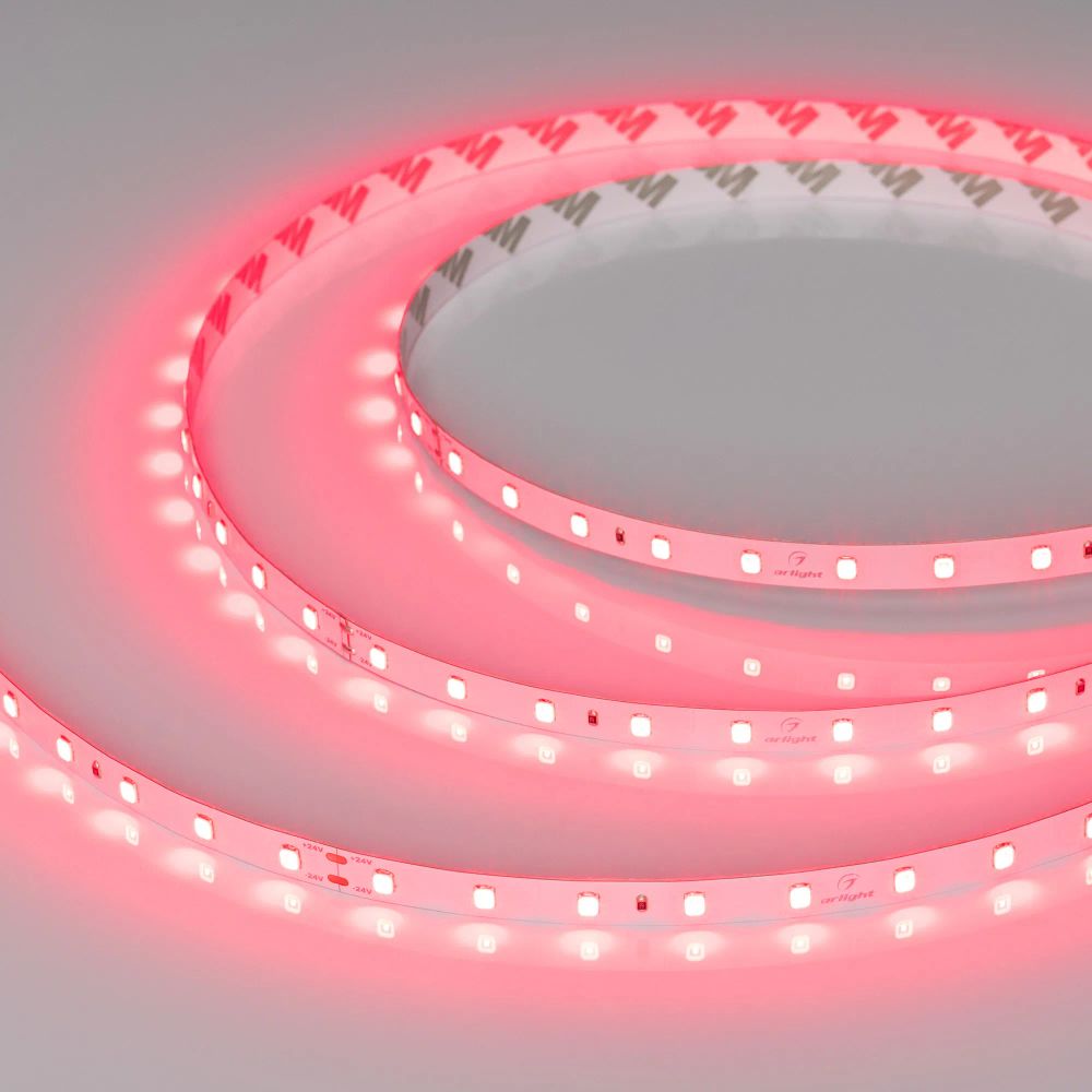 Светодиодная лента FITOLUX-A66-8mm 24V Red660 (11 W/m, IP20, 5m) (Arlight, Открытый) 045214