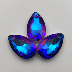 Подвеска капля K9, Violet Blue