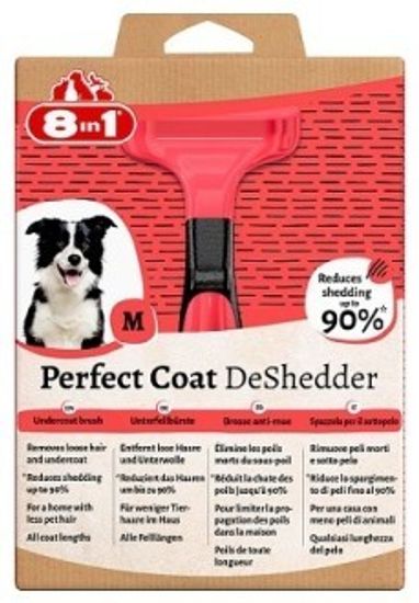 8 in 1 Дешеддер Perfect Coat для средних собак M