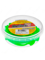 Виброхвост несъедобный Helios Shaggy 3,35"/8,5 см Orange & Yellow 30шт. (HS-16-015-N-30)