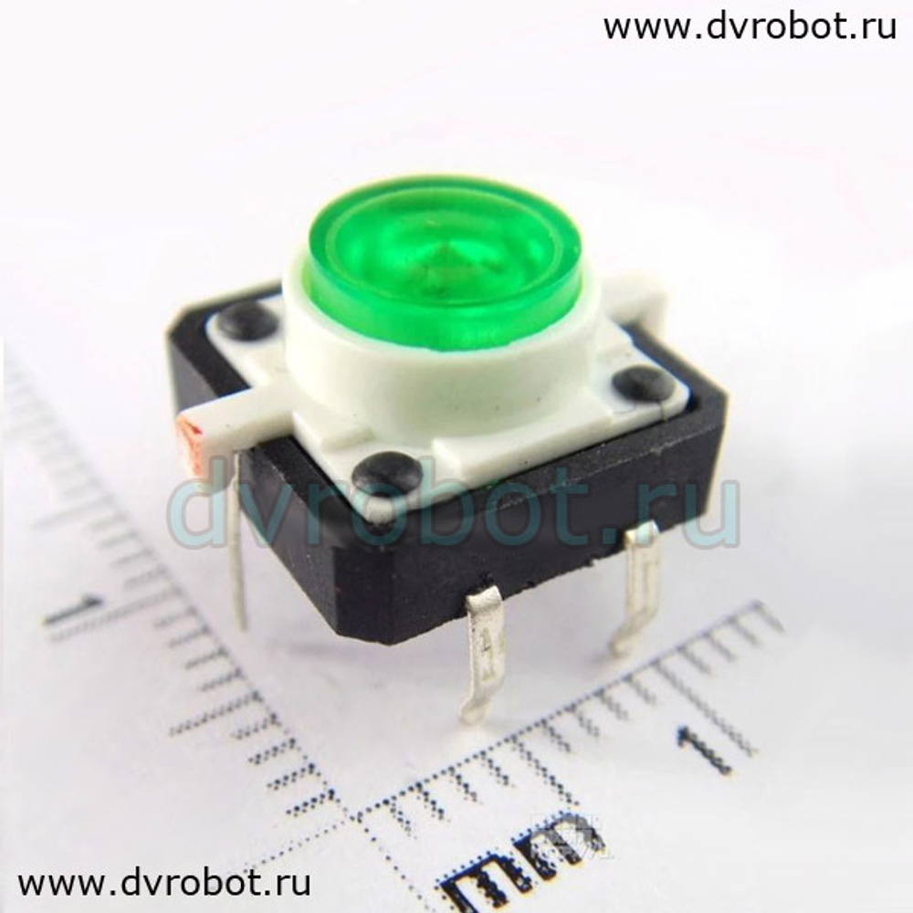 LED Кнопка - Зеленый