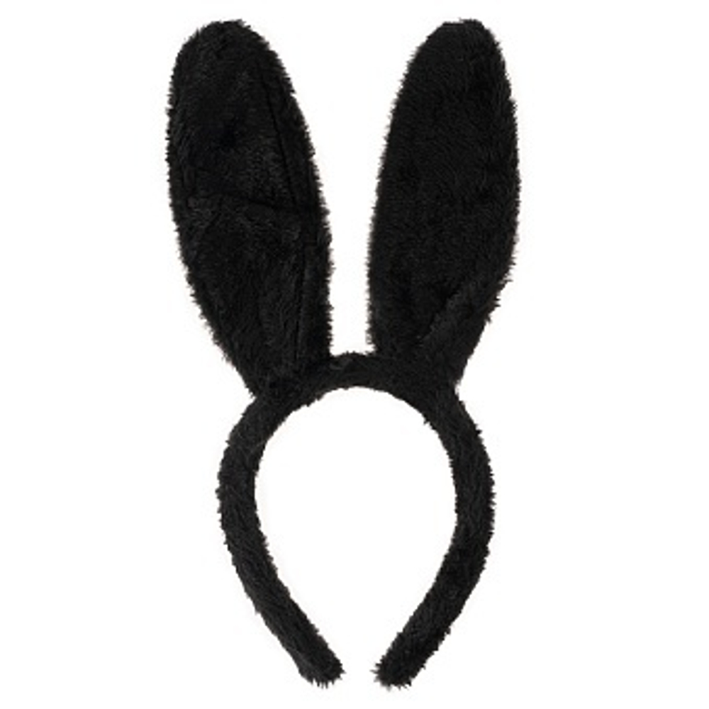 Ободок Зайка Черный